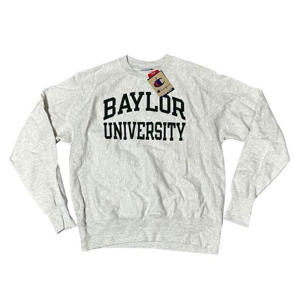 Champion Baylor University Men's Gray Crewneck Sweatshirt Size M - Picture 1 of 6